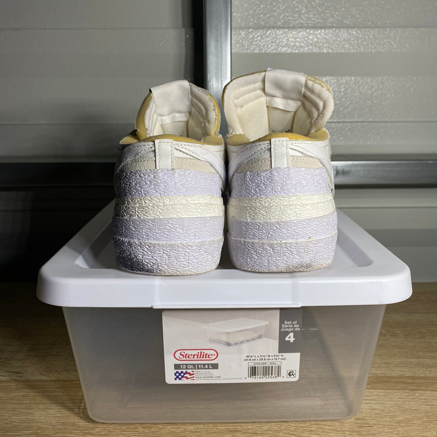Size 10 - Dunk Low Sacai Blazer White