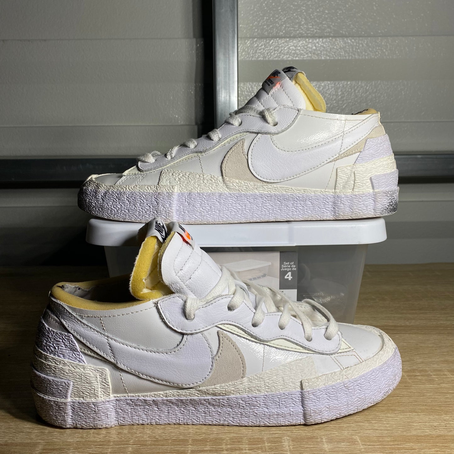 Size 10 - Dunk Low Sacai Blazer White