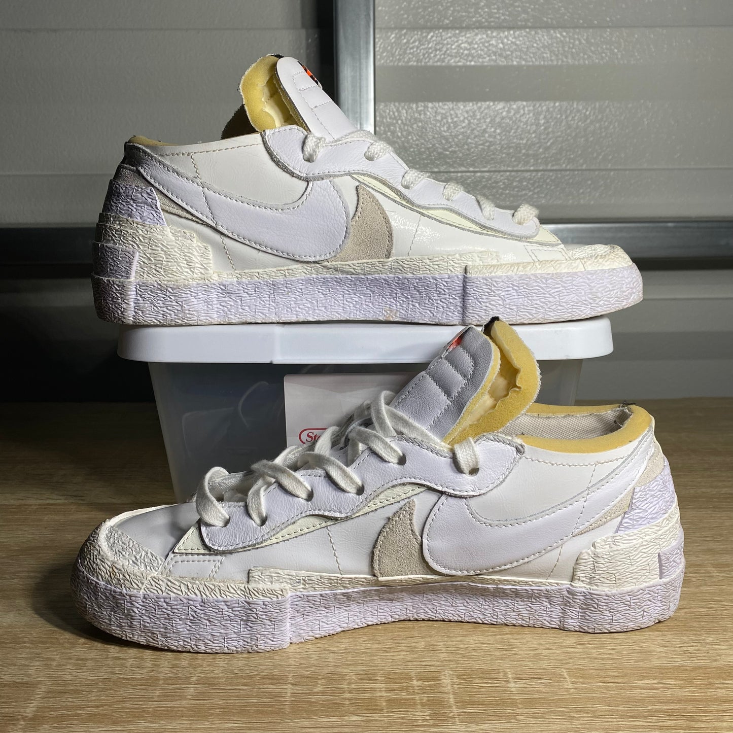 Size 10 - Dunk Low Sacai Blazer White