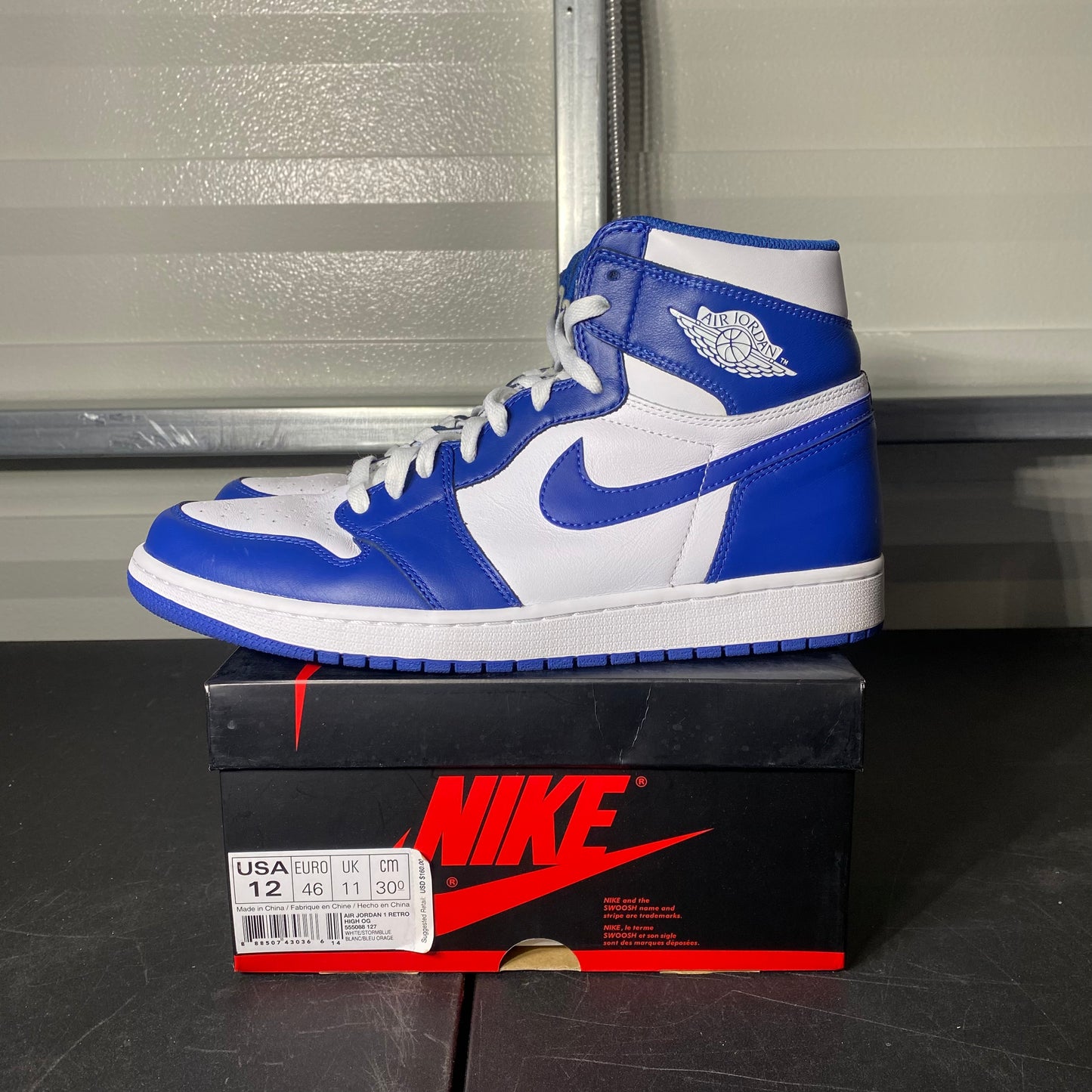 Size 12 - AJ 1 Retro High Storm Blue