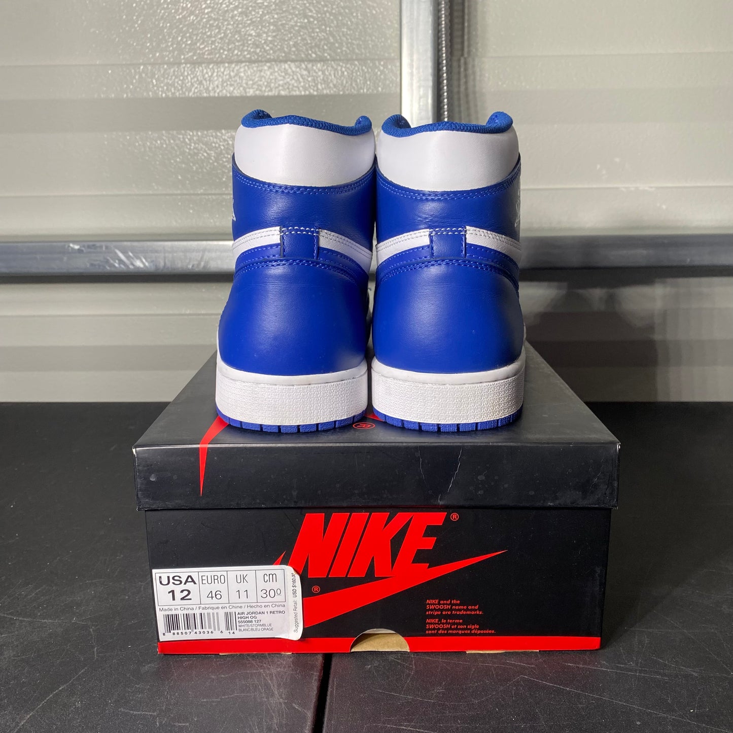 Size 12 - AJ 1 Retro High Storm Blue
