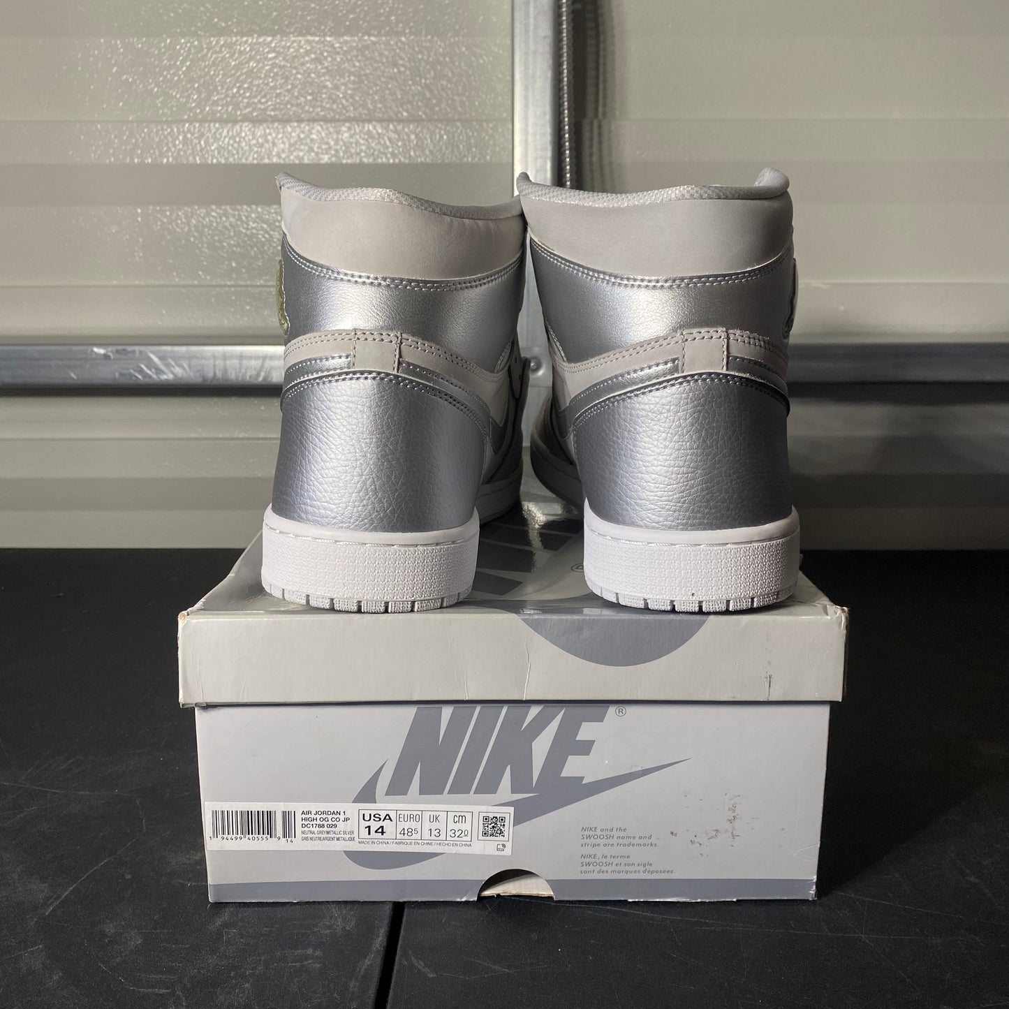 Size 14 - AJ 1 Retro High CO.JP Neutral Grey