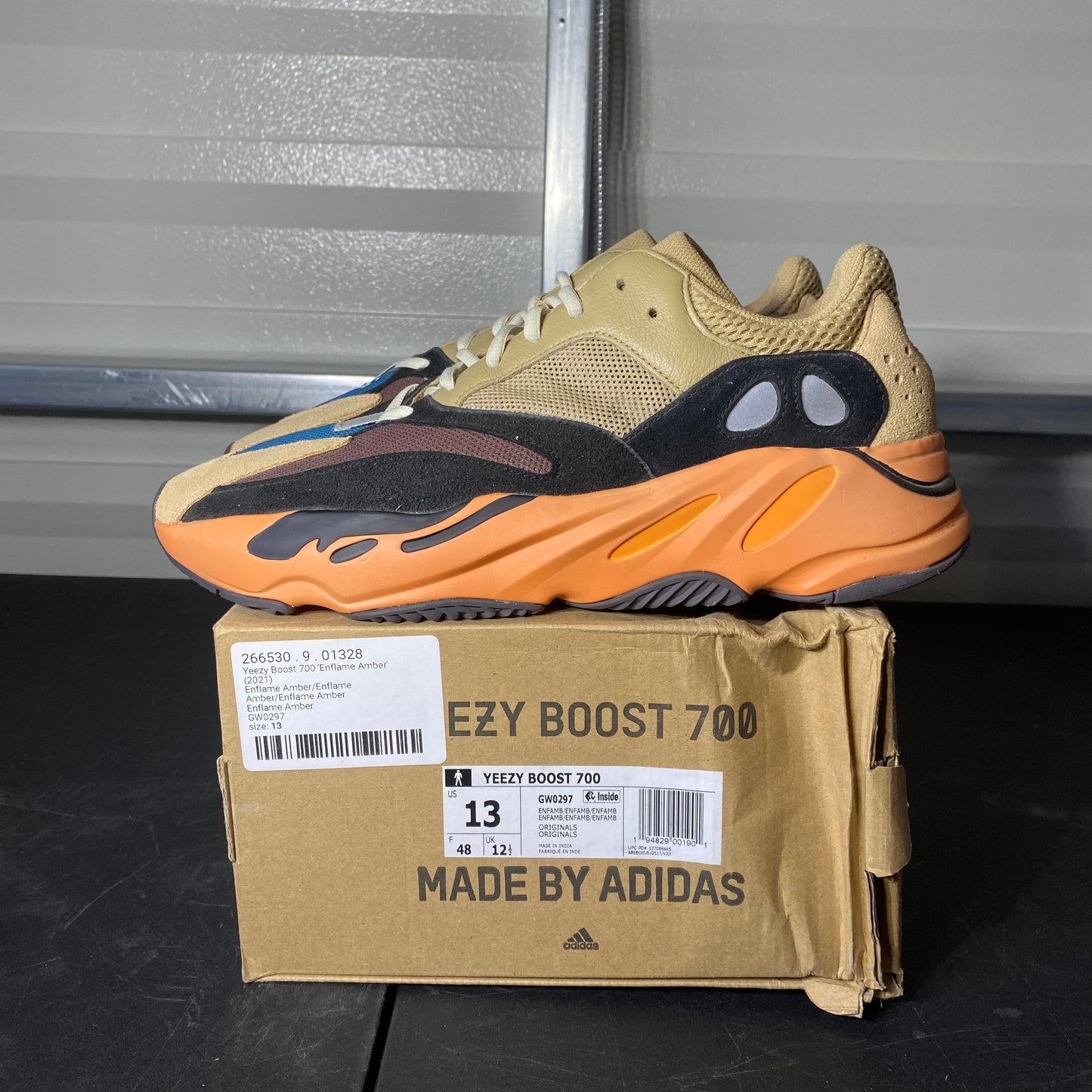 Size 13 - YZY Boost 700 Enflame Amber