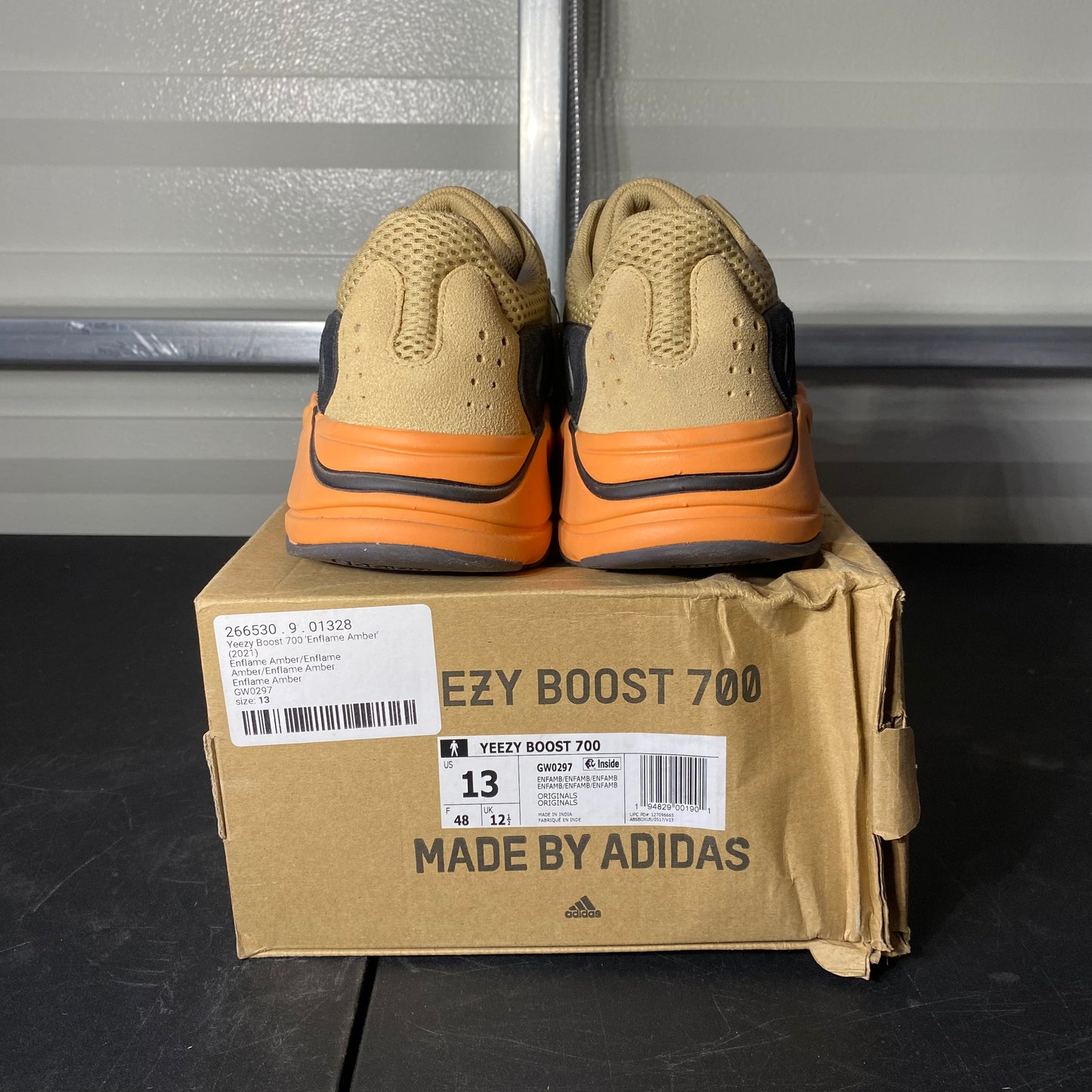 Size 13 - YZY Boost 700 Enflame Amber