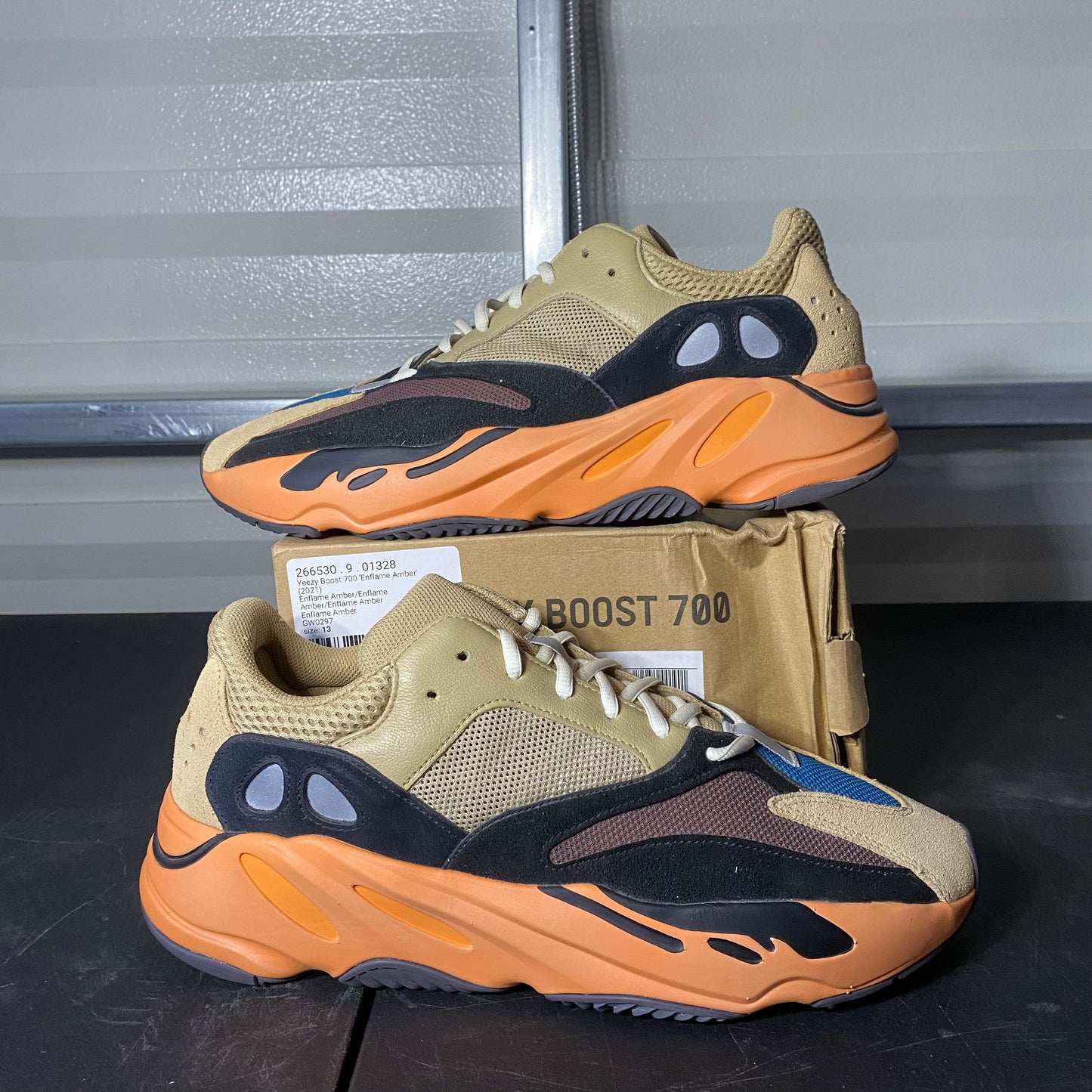 Size 13 - YZY Boost 700 Enflame Amber
