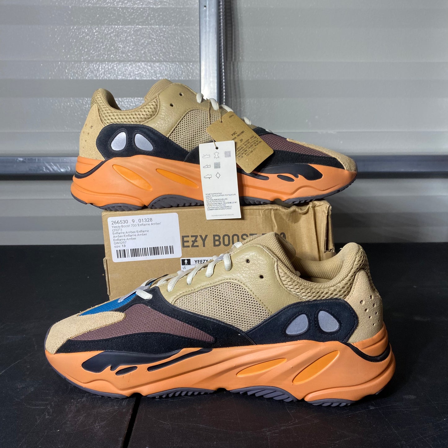 Size 13 - YZY Boost 700 Enflame Amber