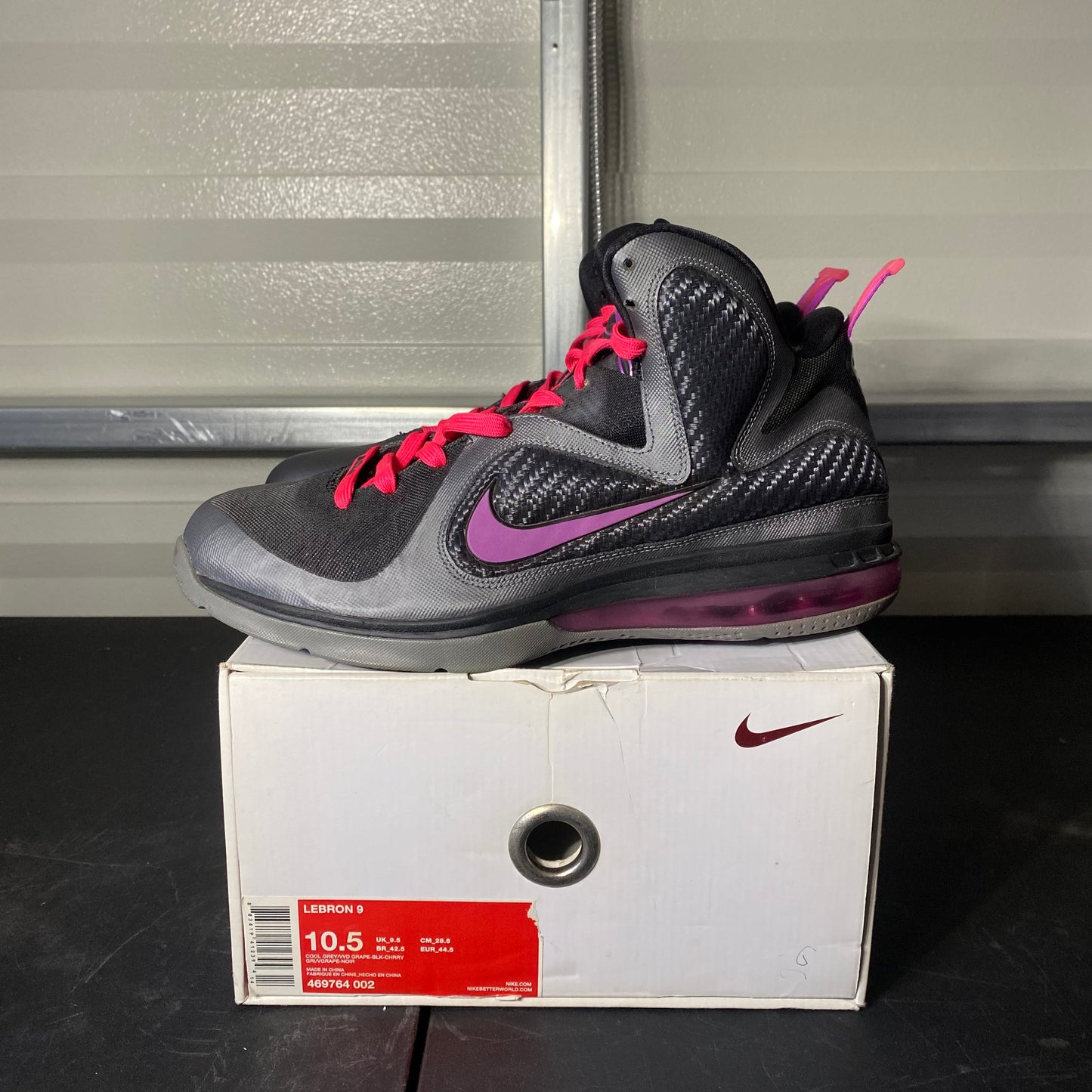 Size 10.5 - LeBron 9 Miami Nights