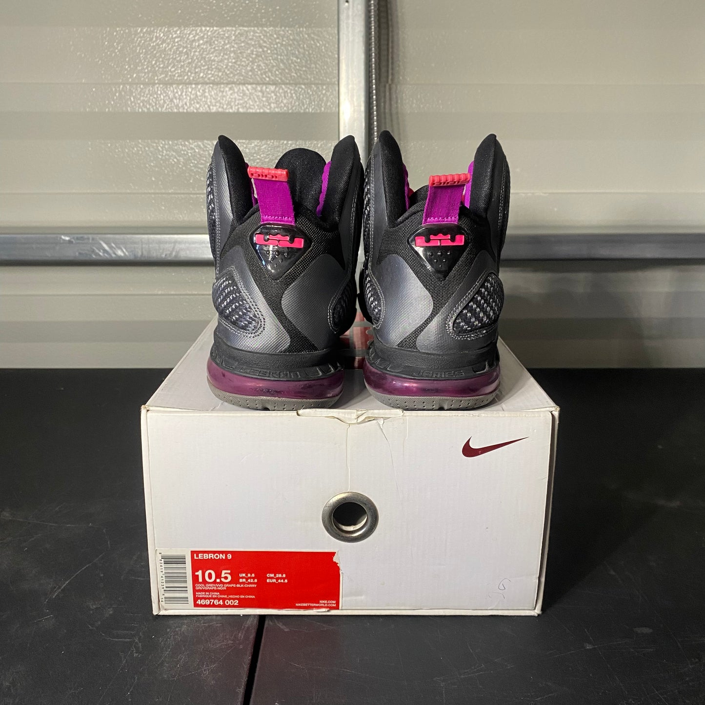 Size 10.5 - LeBron 9 Miami Nights