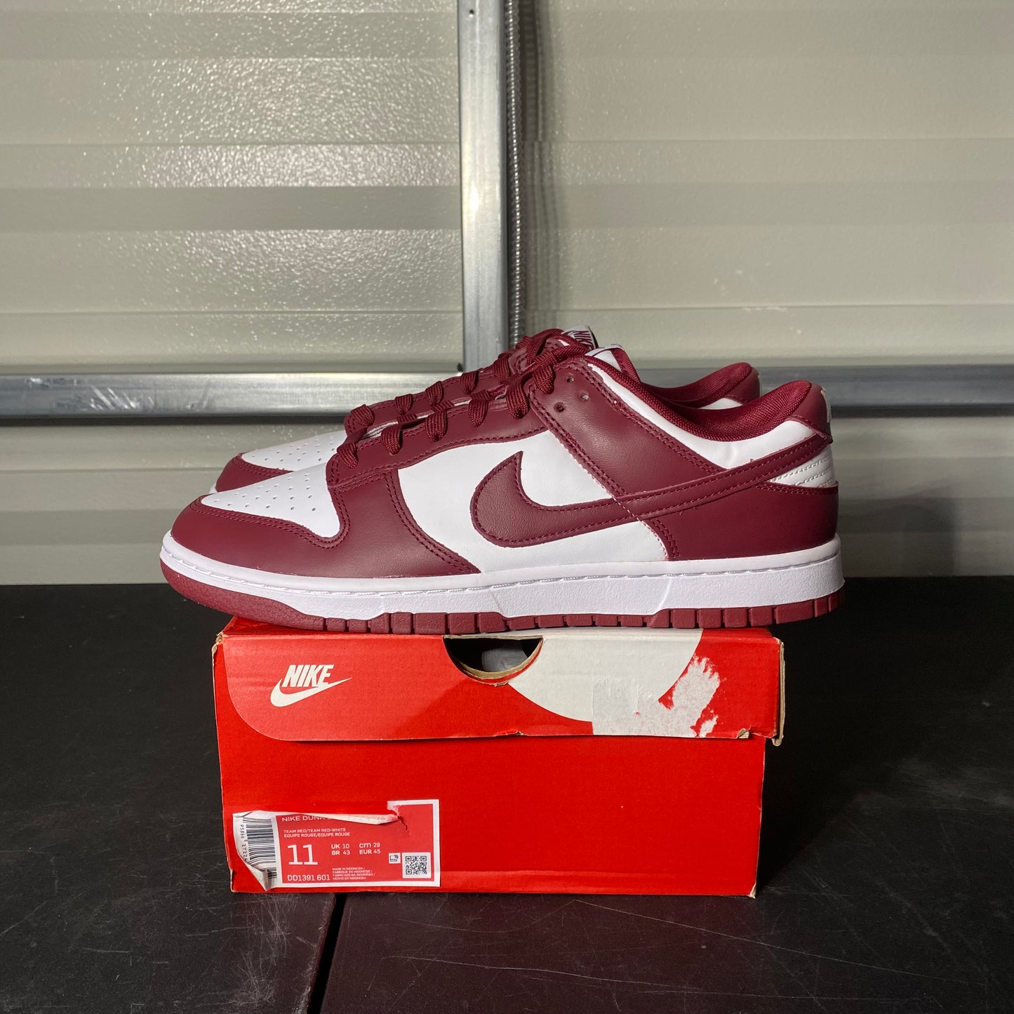 Size 11 - Dunk Low Team Red