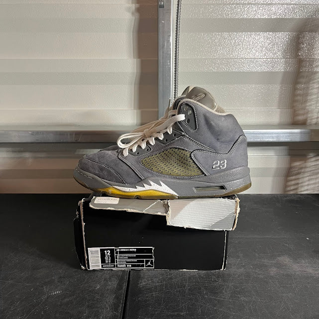 Size 12 - AJ 5 Retro Wolf Grey
