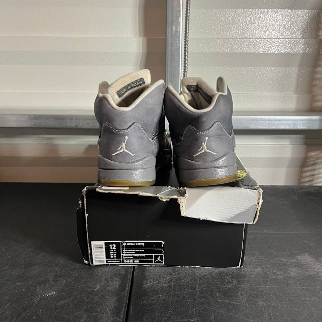 Size 12 - AJ 5 Retro Wolf Grey