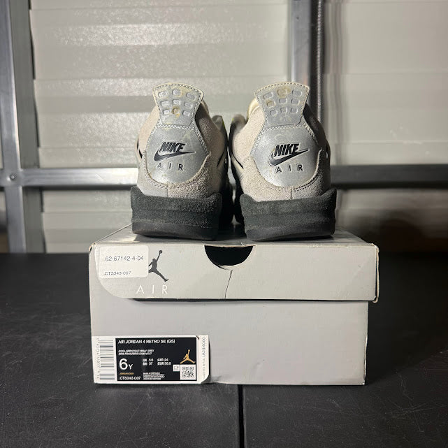 Size 6Y - AJ 4 Retro Neon 95