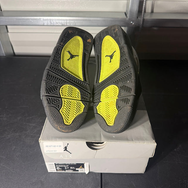 Size 6Y - AJ 4 Retro Neon 95