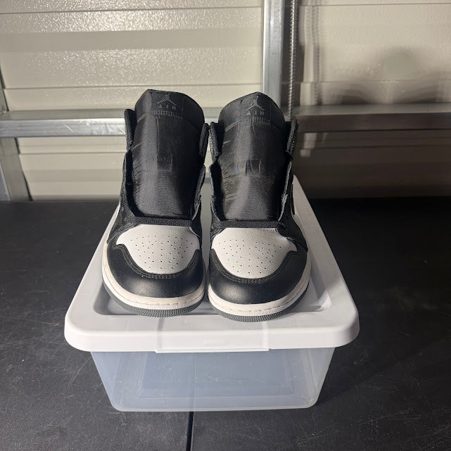 Size 10 - AJ 1 Mid Black Iron Grey White