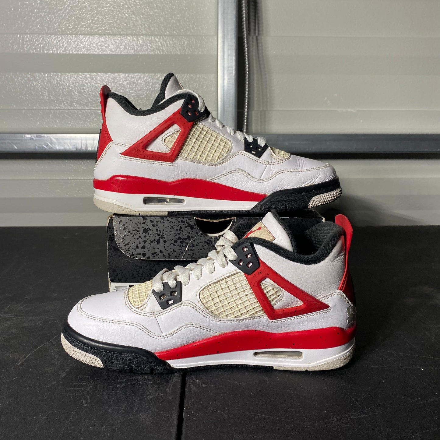 Size 5Y - AJ 4 Retro Red Cement