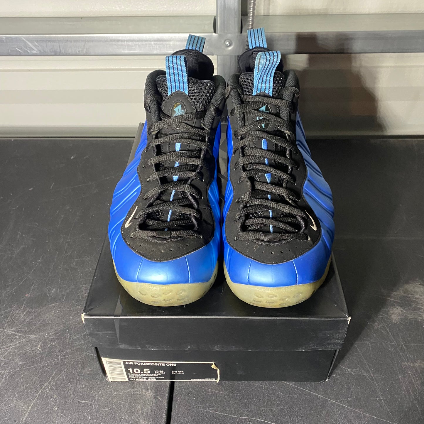 Size 10.5 - Air Foamposite One Royal