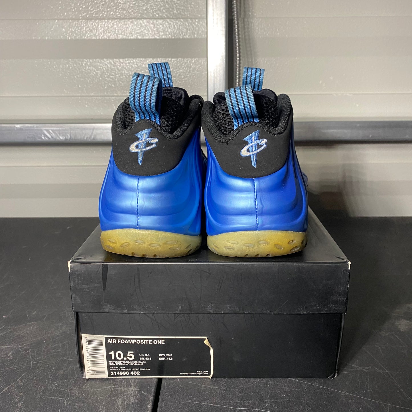 Size 10.5 - Air Foamposite One Royal