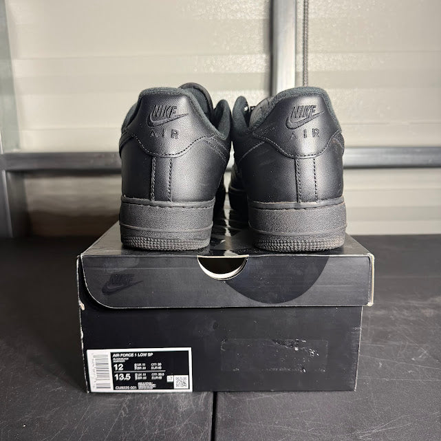 Size 12 - AF 1 Low Supreme Black