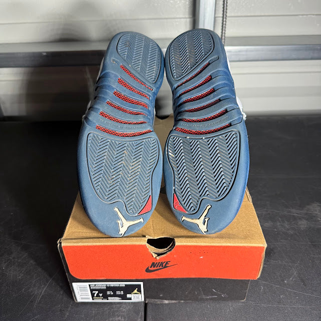Size 7Y - AJ 12 Retro French Blue