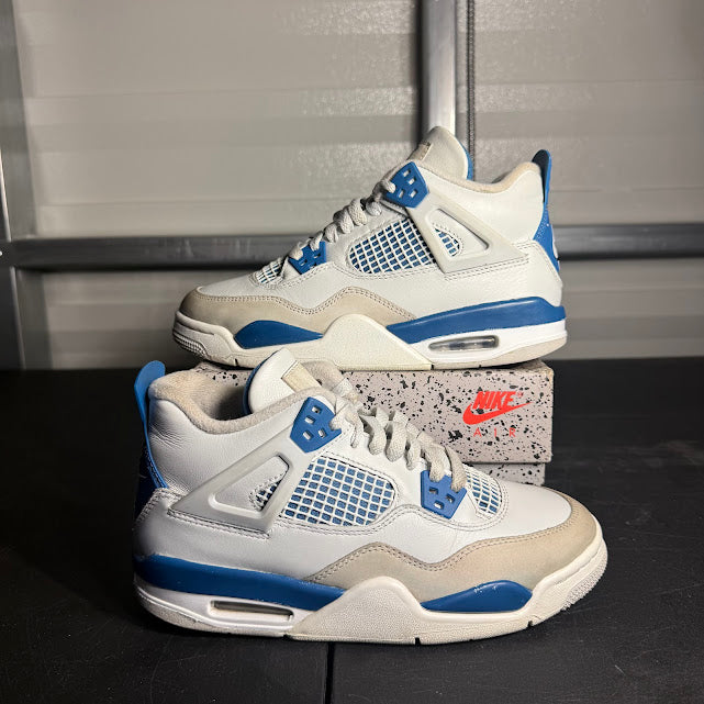 Size 5Y - AJ 4 Retro Military Blue