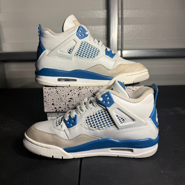 Size 5Y - AJ 4 Retro Military Blue