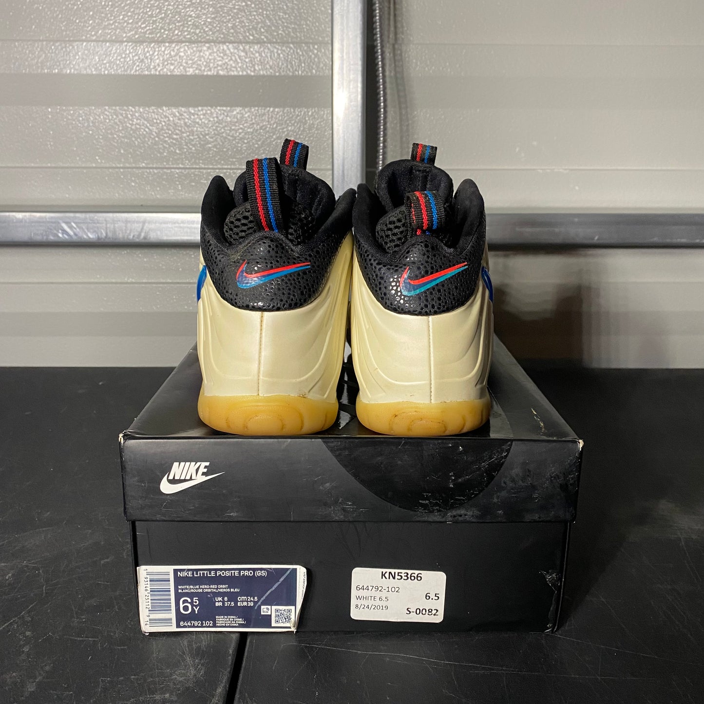 Size 6.5Y - Air Foamposite One Light Orewood Brown