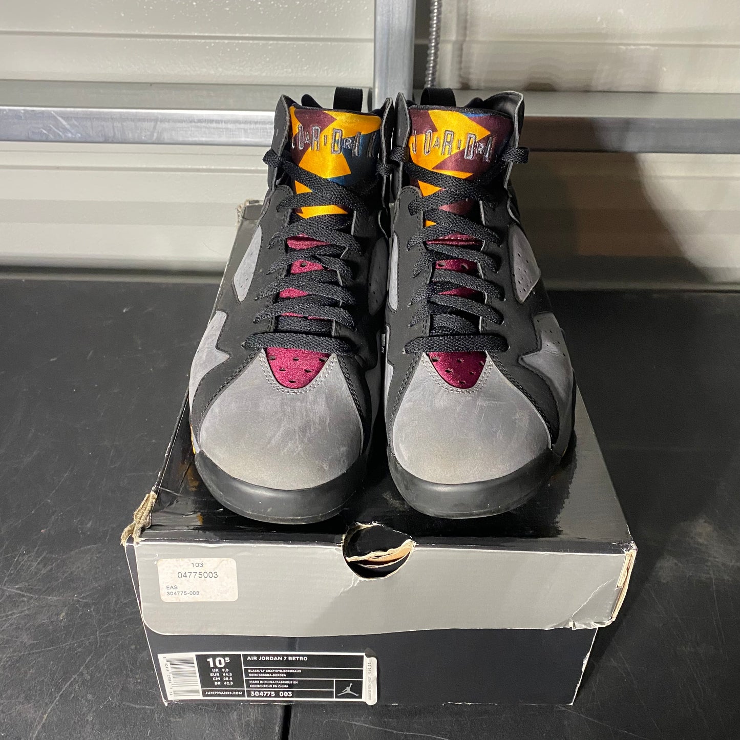 Size 10.5 - AJ 7 Retro Bordeaux