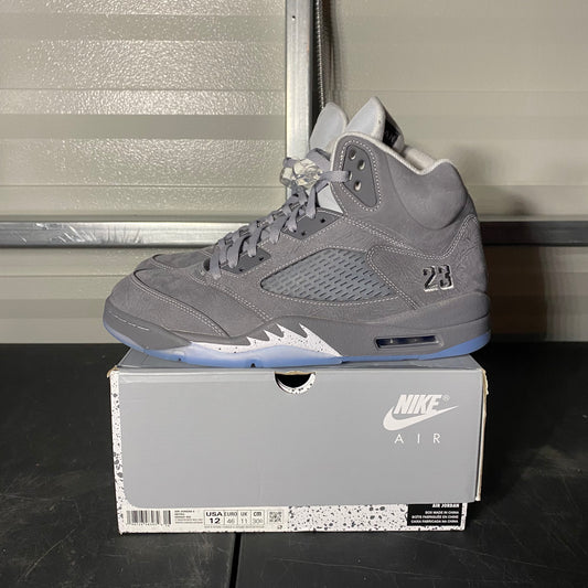 Size 12 - AJ 5 Retro Wolf Grey