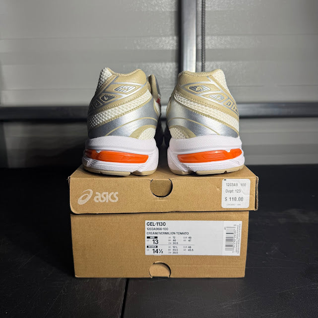 Size 13 - ASICS Gel-1130 Cream Orange