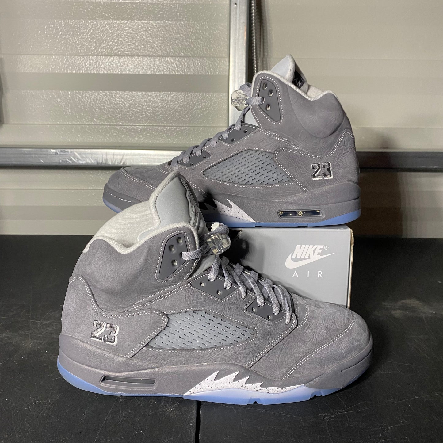Size 12 - AJ 5 Retro Wolf Grey