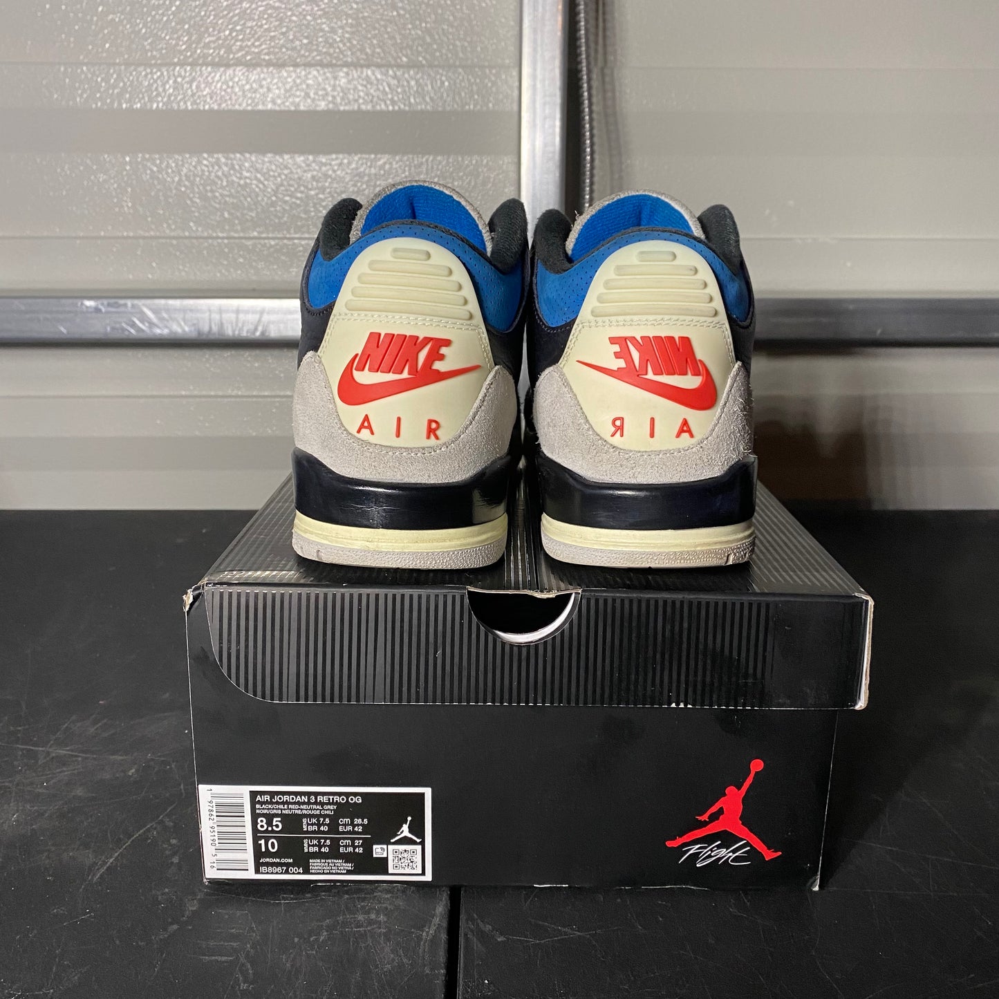Size 8.5 - AJ 3 Retro Rare Air