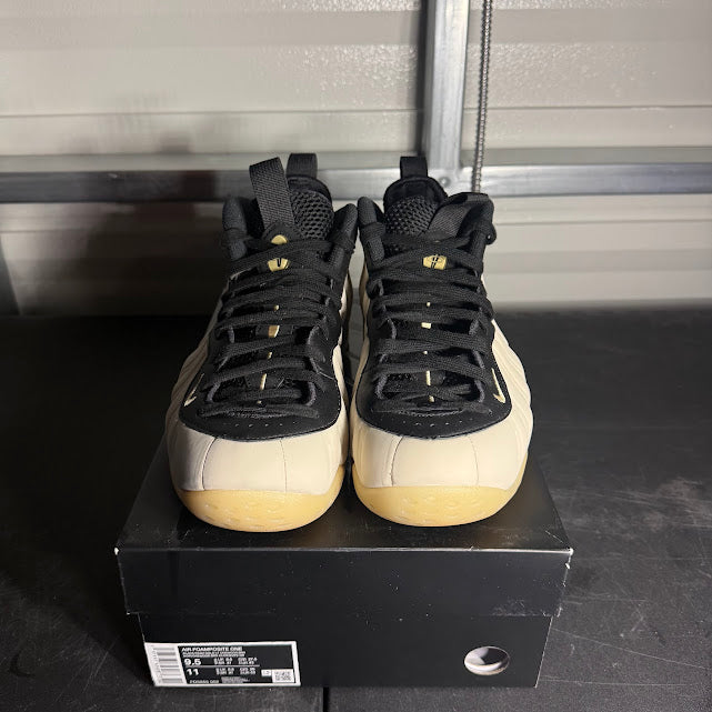 Size 9.5 - Air Foamposite One Light Orewood Brown