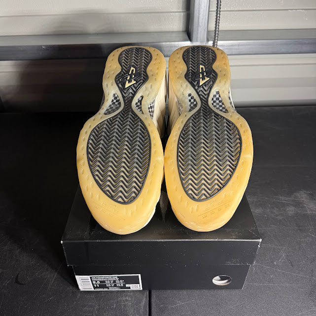 Size 9.5 - Air Foamposite One Light Orewood Brown