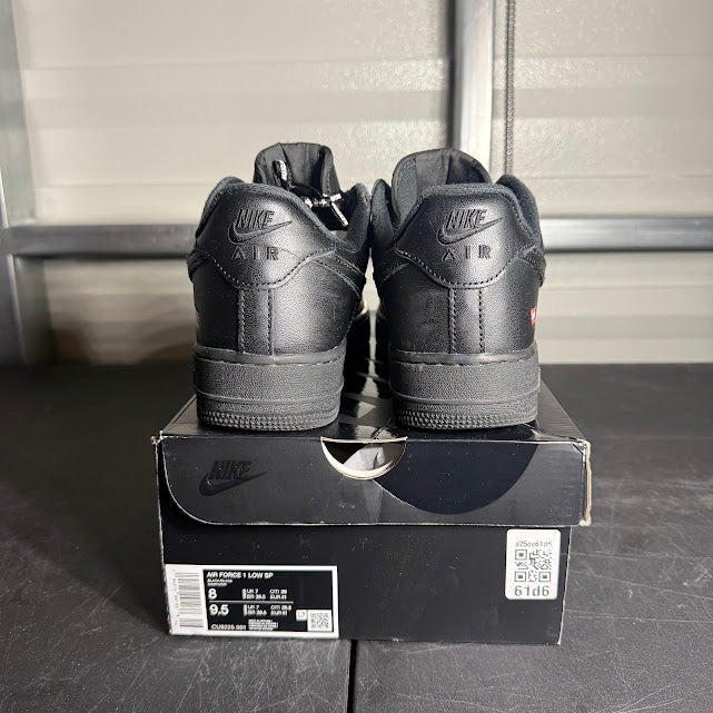 Size 8 - AF 1 Low Supreme Black