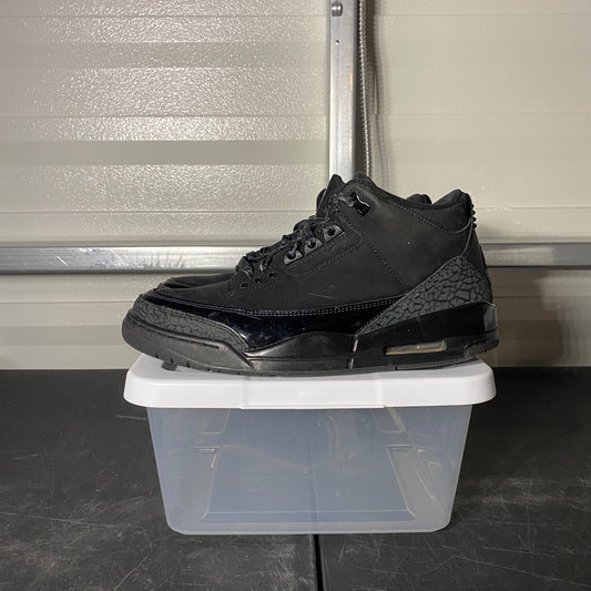 Size 9.5 - AJ 3 Retro Black Cat
