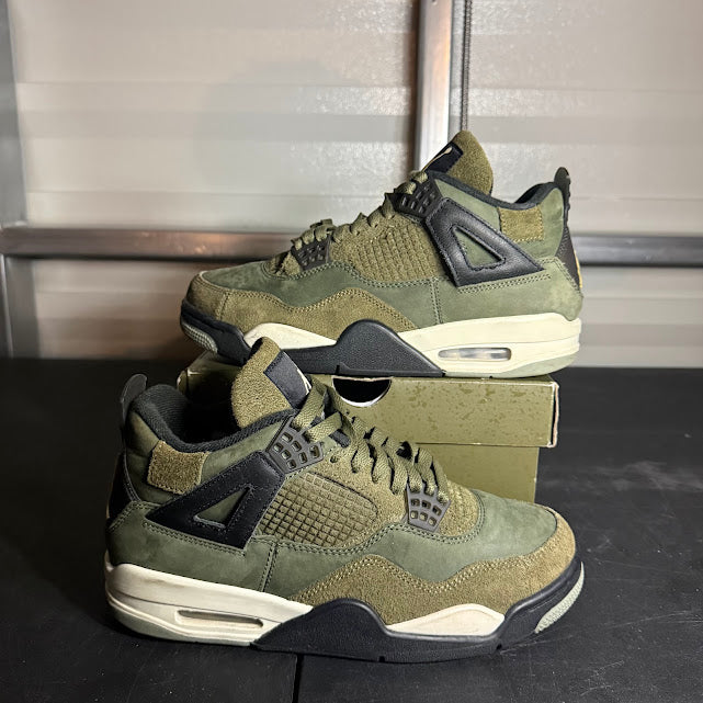 Size 8 - AJ 4 Retro Craft Medium Olive