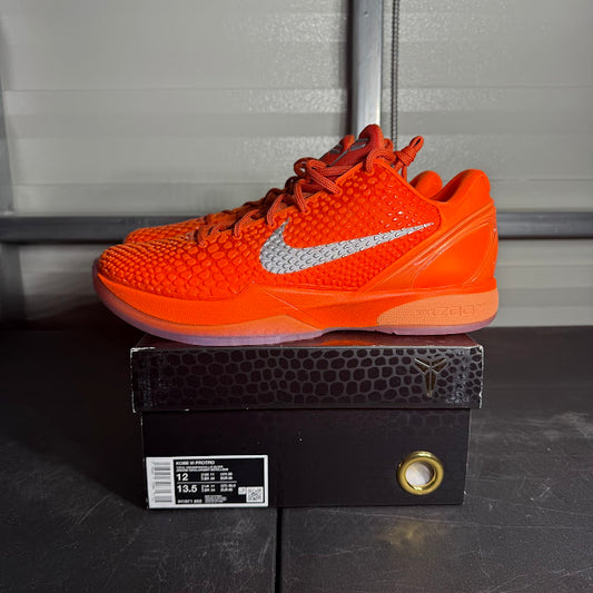 Size 12 - Kobe 6 Protro Total Orange