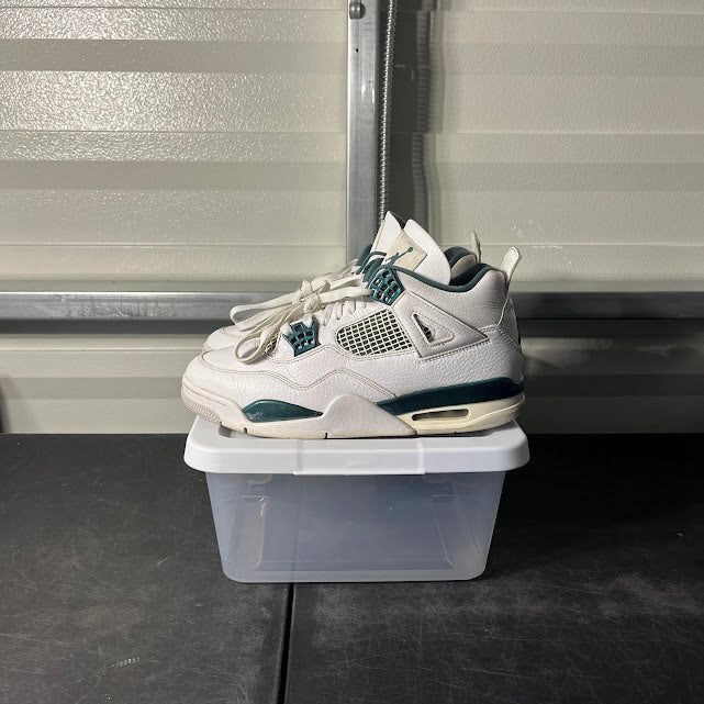 Size 9.5 - AJ 4 Retro Oxidized Green