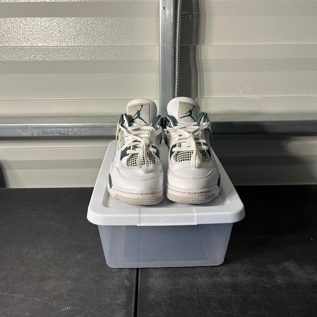 Size 9.5 - AJ 4 Retro Oxidized Green