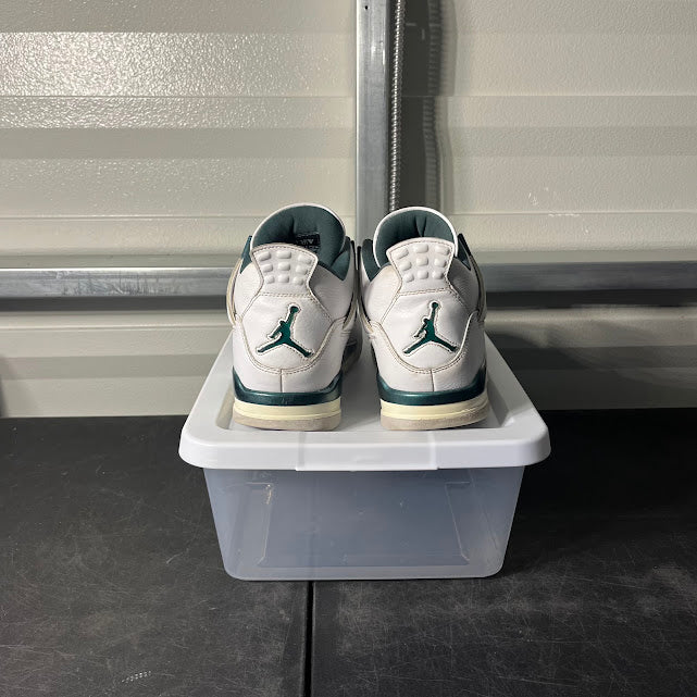 Size 9.5 - AJ 4 Retro Oxidized Green