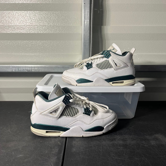 Size 9.5 - AJ 4 Retro Oxidized Green