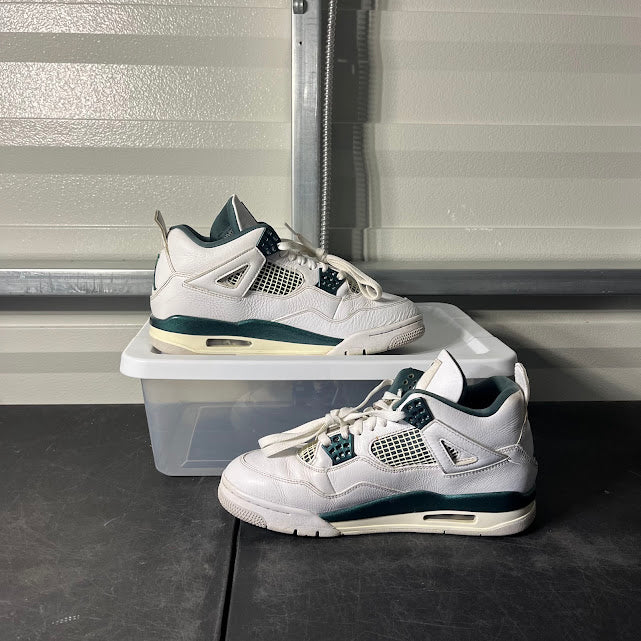 Size 9.5 - AJ 4 Retro Oxidized Green