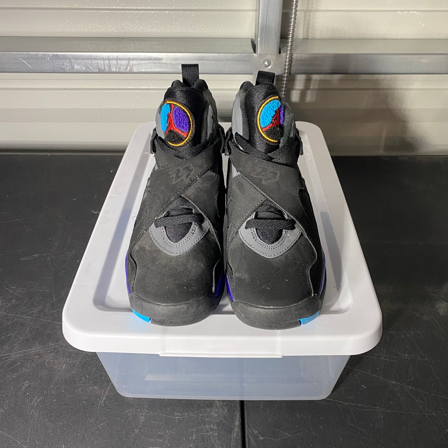 Size 5Y - AJ 8 Retro Aqua