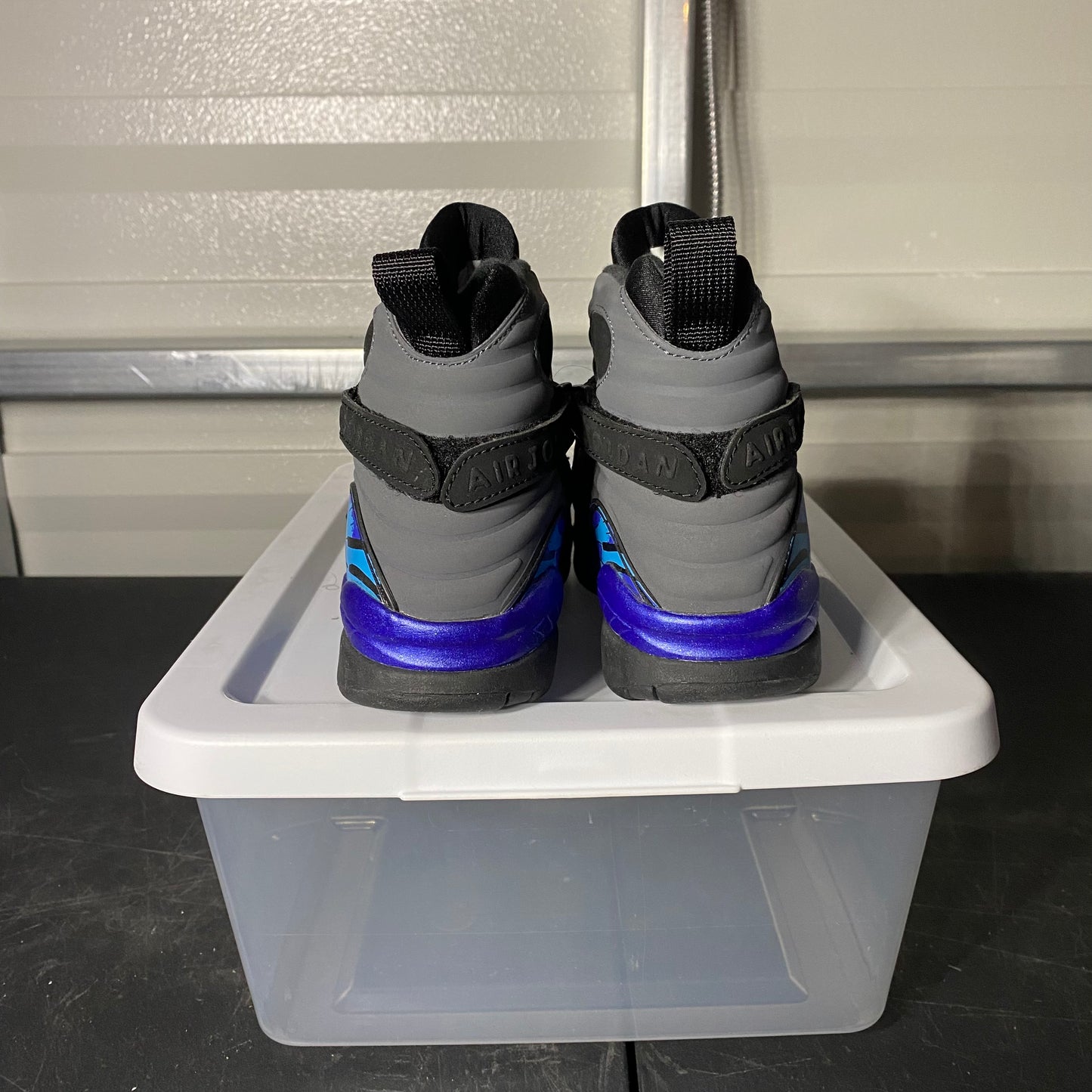 Size 5Y - AJ 8 Retro Aqua