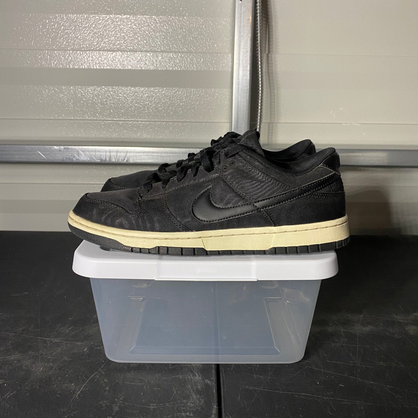 Size 11 - Dunk Low Retro Black Canvas