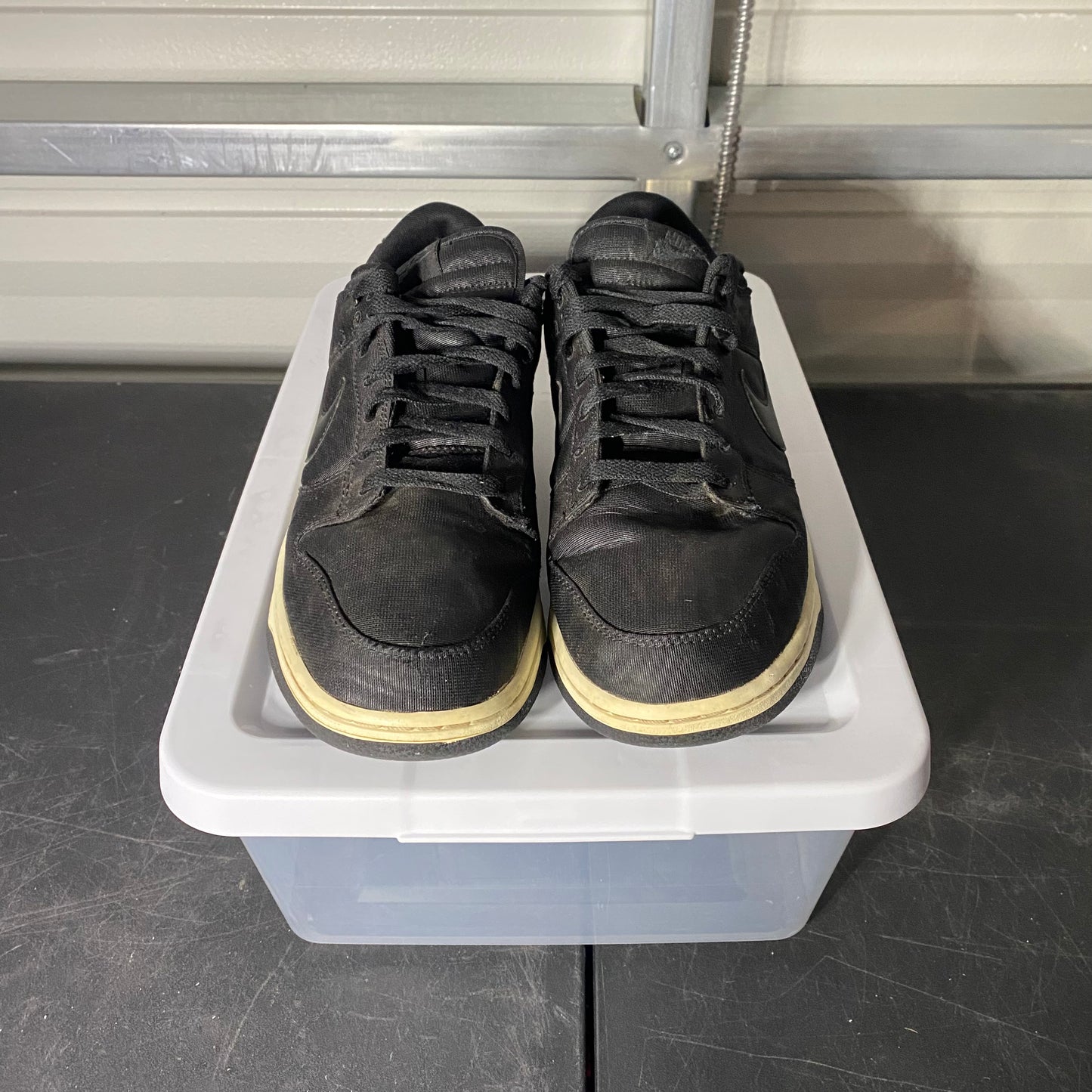 Size 11 - Dunk Low Retro Black Canvas