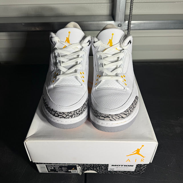 Size 10.5W - AJ 3 Retro Laser Orange