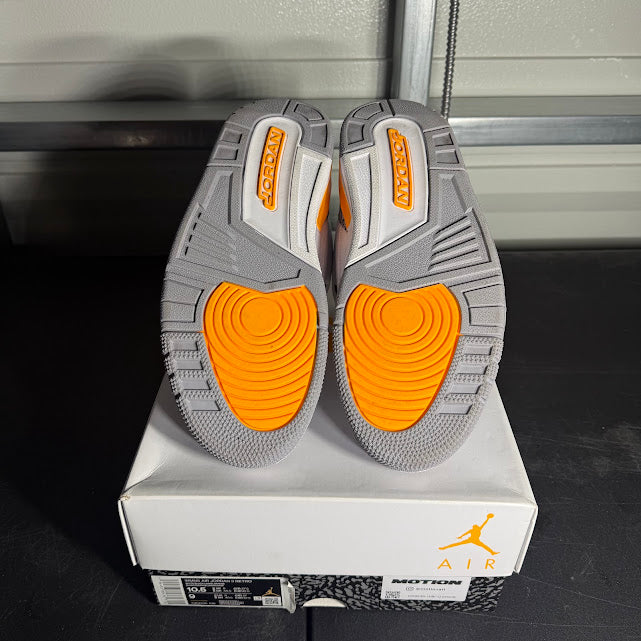 Size 10.5W - AJ 3 Retro Laser Orange