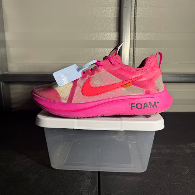 Size 12.5 - Off-White Zoom Fly Tulip Pink