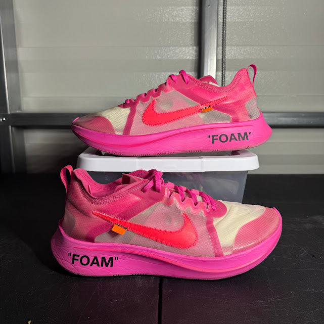 Size 12.5 - Off-White Zoom Fly Tulip Pink